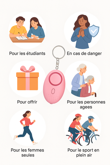 9 Porte-clés de défense pour femmes